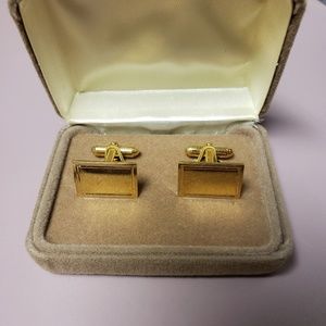 Goldtone cufflinks